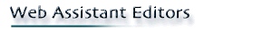 Web Assistant Editors